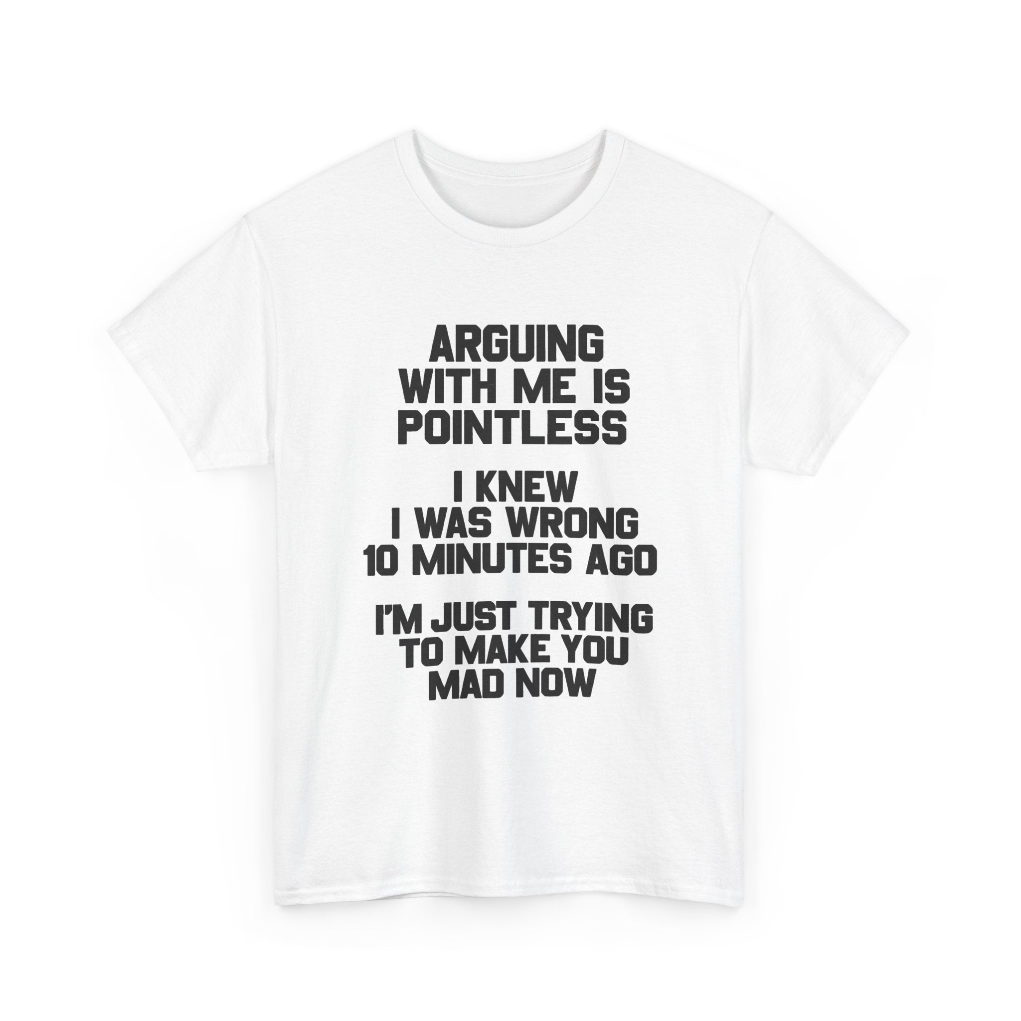 Arguing With Me Is Pointless (FRONT PRINT)
