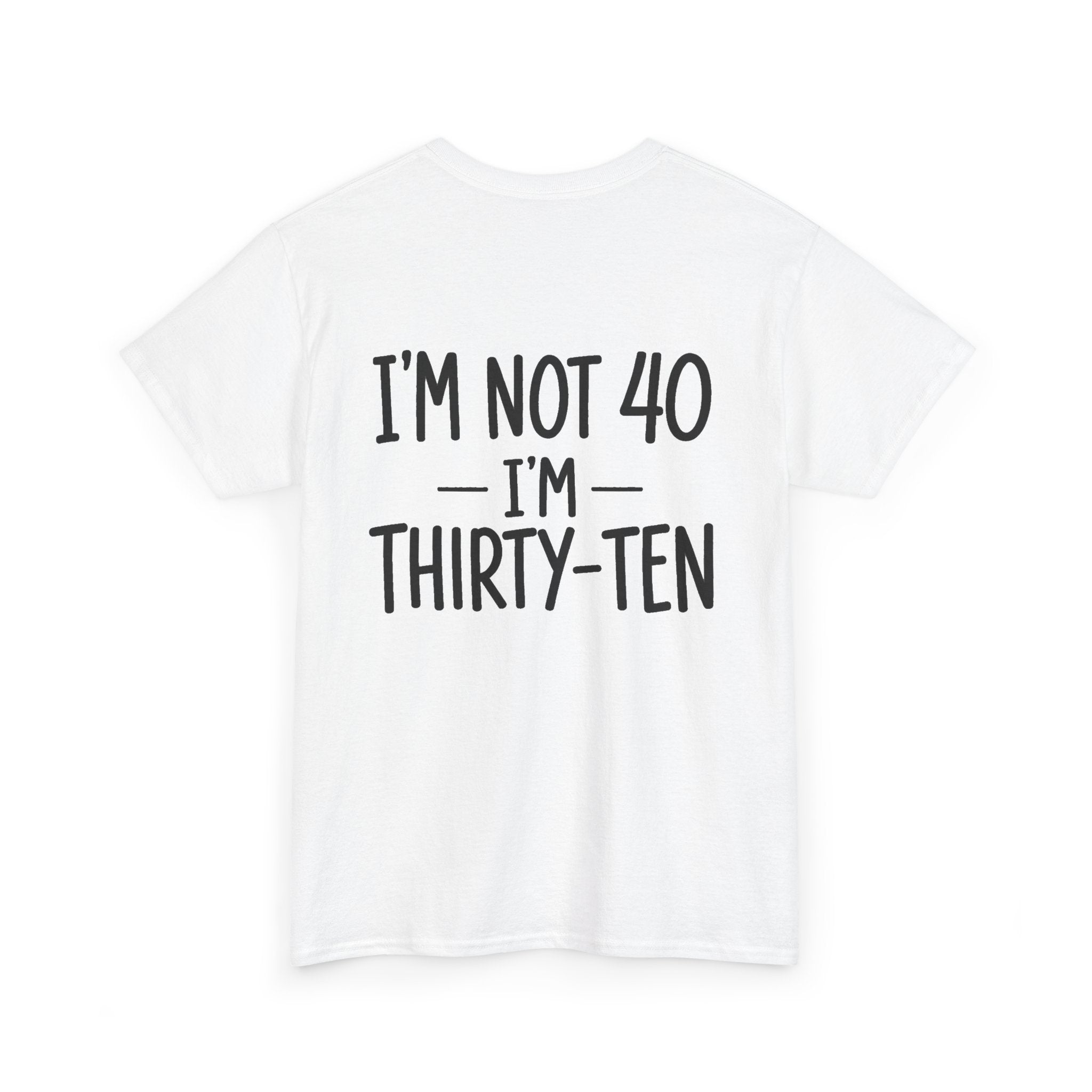 I'm Not 40. I'm Thirty-Ten (BACK PRINT)
