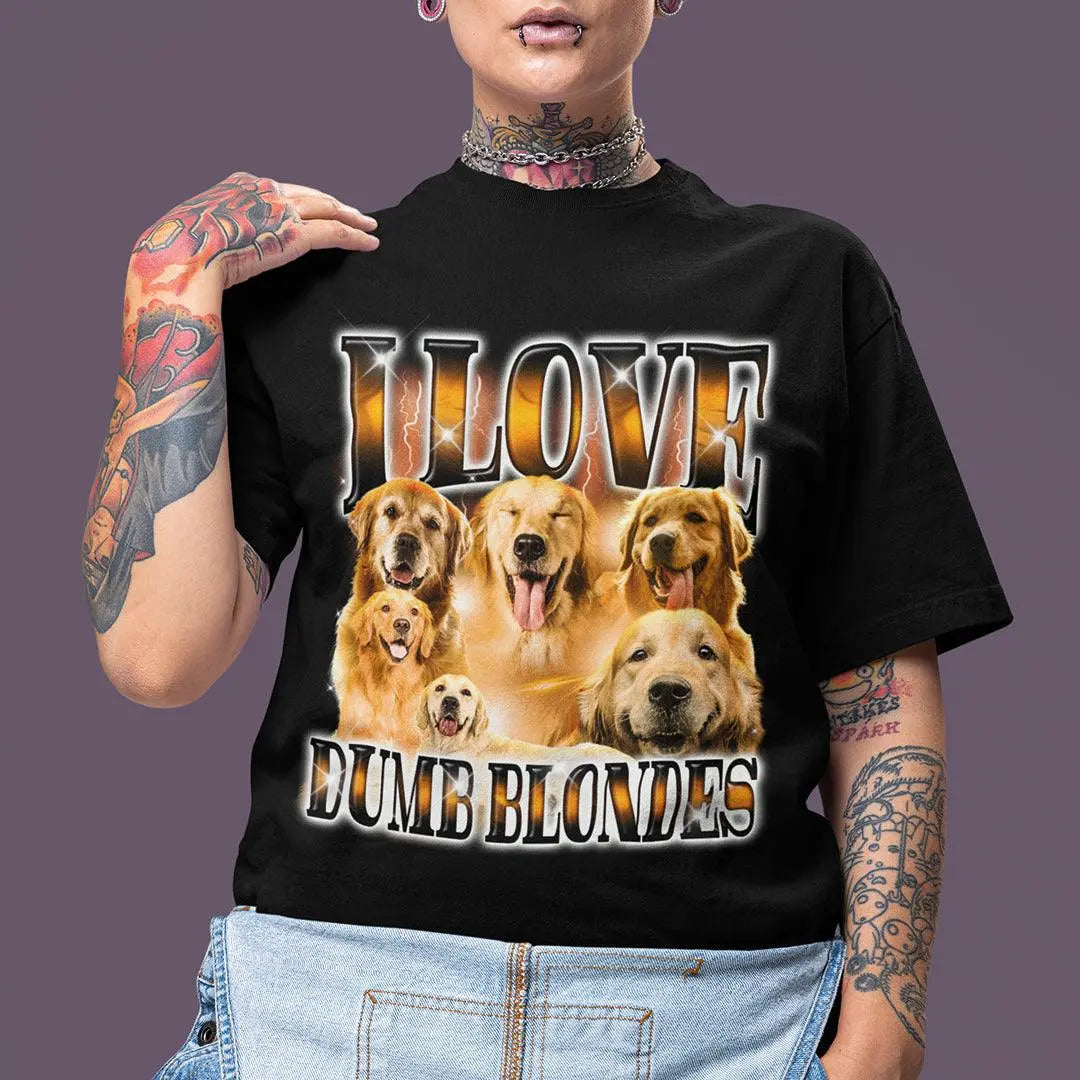 I Love Dumb Blondes t-shirt